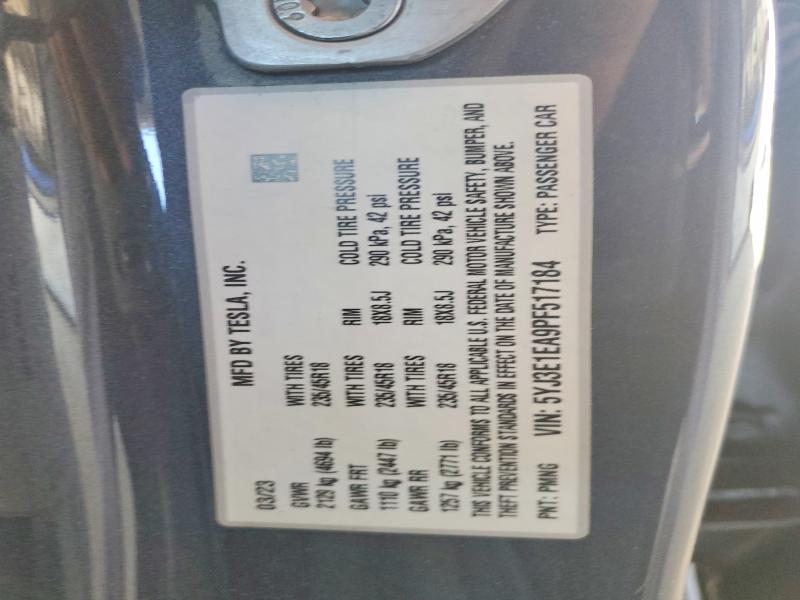 Продажа на аукционе авто 2023 Tesla Model 3, vin: 5YJ3E1EA9PF517184, номер лота: 46359206