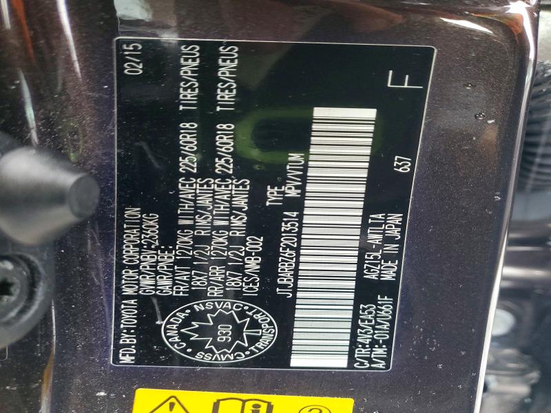 Aukcja sprzedaży 2015 Lexus Nx 200t, vin: JTJBARBZ6F2013514, numer aukcji: 46974926