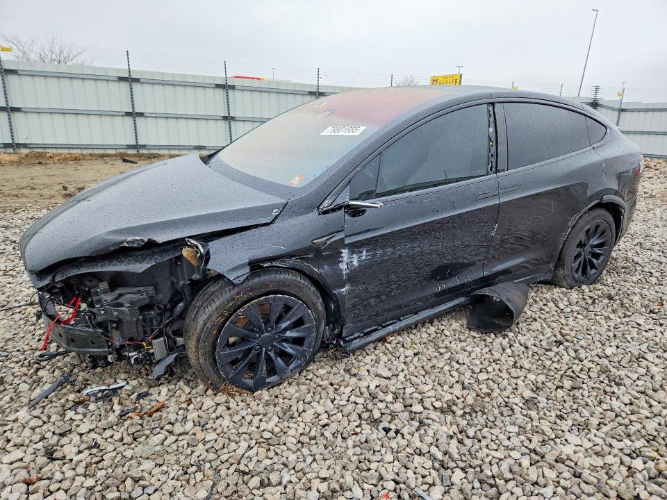 79801555 :رقم المزاد ، 5YJXCBE23LF249393 vin ، 2020 Tesla Model X مزاد بيع