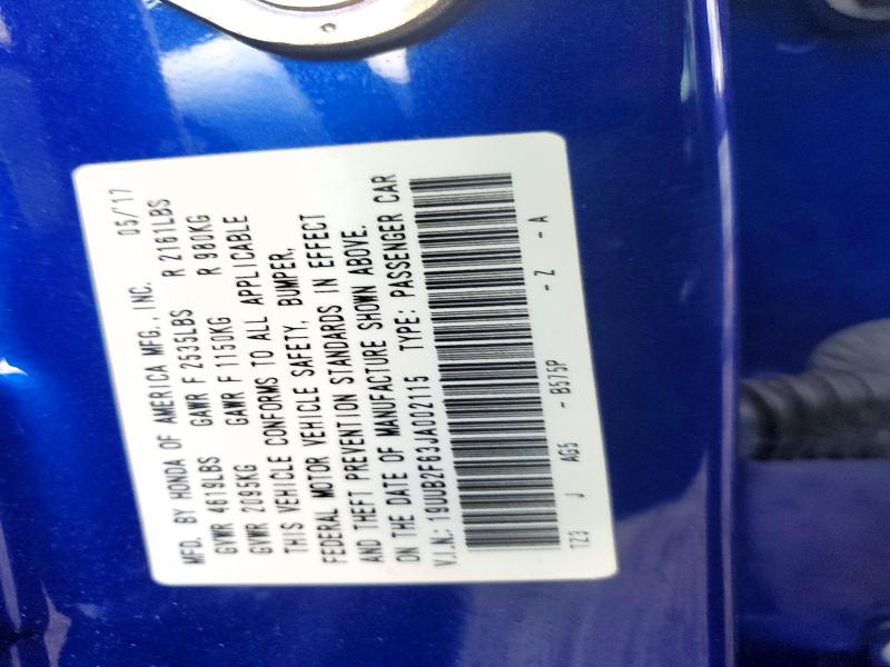 79958975 :رقم المزاد ، 19UUB2F63JA002115 vin ، 2018 Acura Tlx مزاد بيع