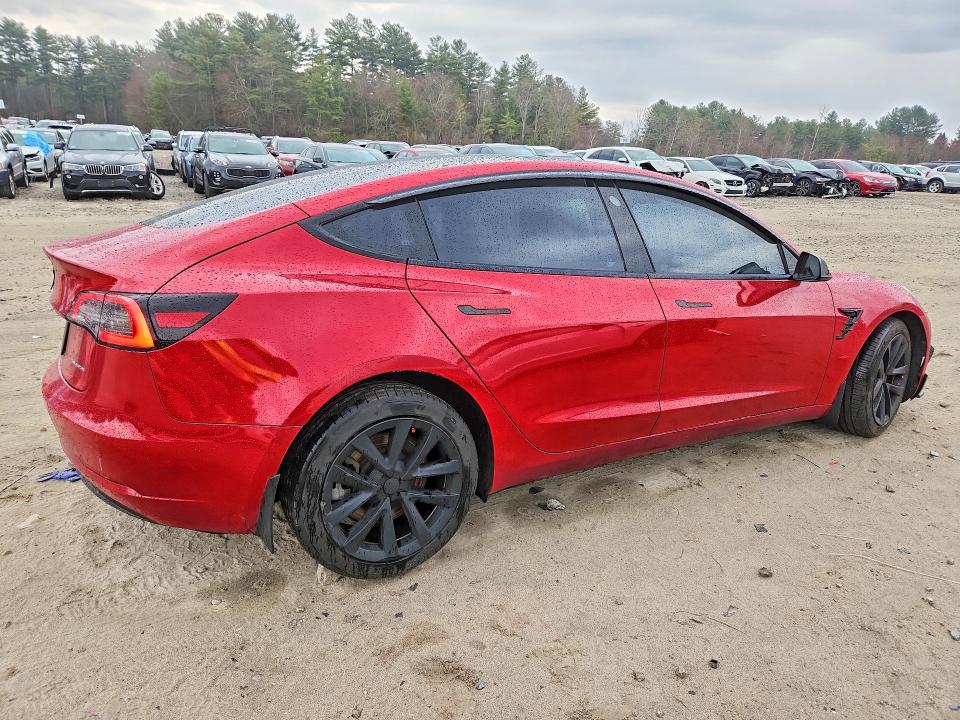 2022 Tesla Model 3 მანქანა იყიდება აუქციონზე, vin: 5YJ3E1EB6NF233582, აუქციონის ნომერი: 47971306