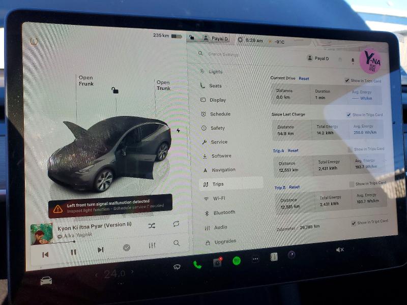 Auction sale of the 2024 Tesla Model Y, vin: 7SAYGDEE5RF989313, lot number: 46410556