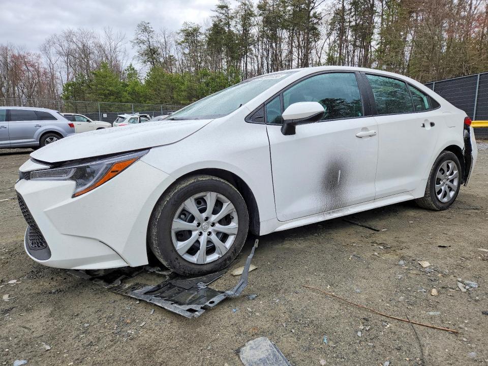 45988456 :رقم المزاد ، 5YFEPMAE9MP185339 vin ، 2021 Toyota Corolla مزاد بيع