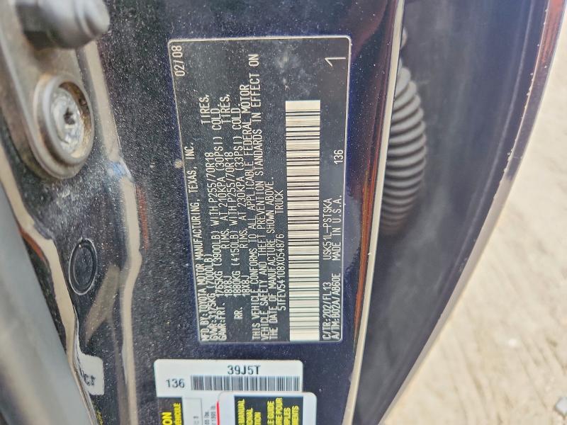 Продажа на аукционе авто 2008 Toyota Tundra, vin: 5TFEV54108X054876, номер лота: 48241386