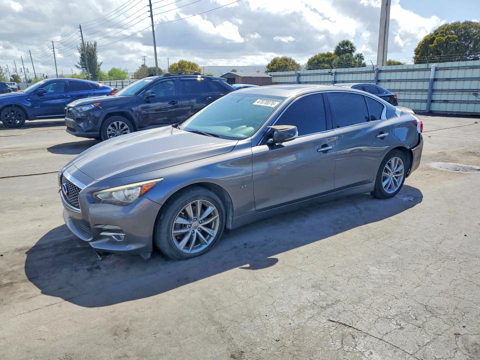 2015 Infiniti Q50 მანქანა იყიდება აუქციონზე, vin: JN1BV7ARXFM399505, აუქციონის ნომერი: 47078076