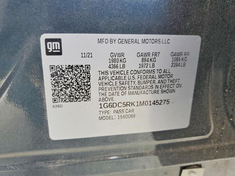 Продажа на аукционе авто 2021 Cadillac Ct4, vin: 1G6DC5RK1M0145275, номер лота: 47925416