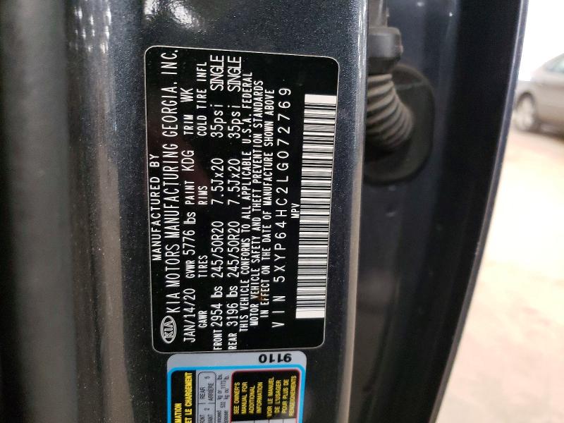 Продаж на аукціоні авто 2020 Kia Telluride, vin: 5XYP64HC2LG072769, номер лоту: 46902326