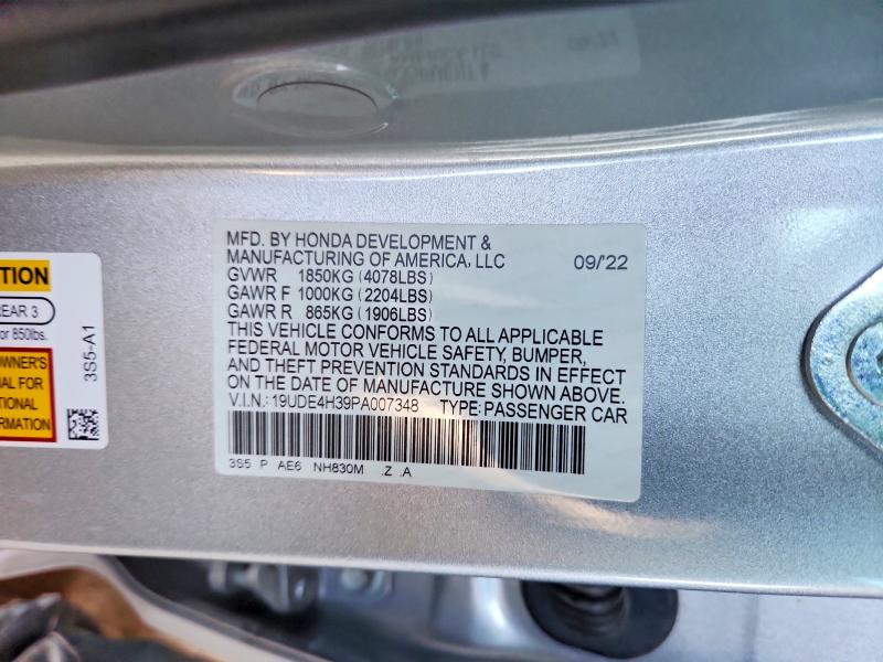 Продажа на аукционе авто 2023 Acura Integra, vin: 19UDE4H39PA007348, номер лота: 47798366