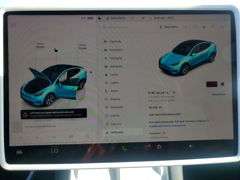 Продаж на аукціоні авто 2022 Tesla Model Y, vin: 7SAYGDEE1NF541967, номер лоту: 47234566