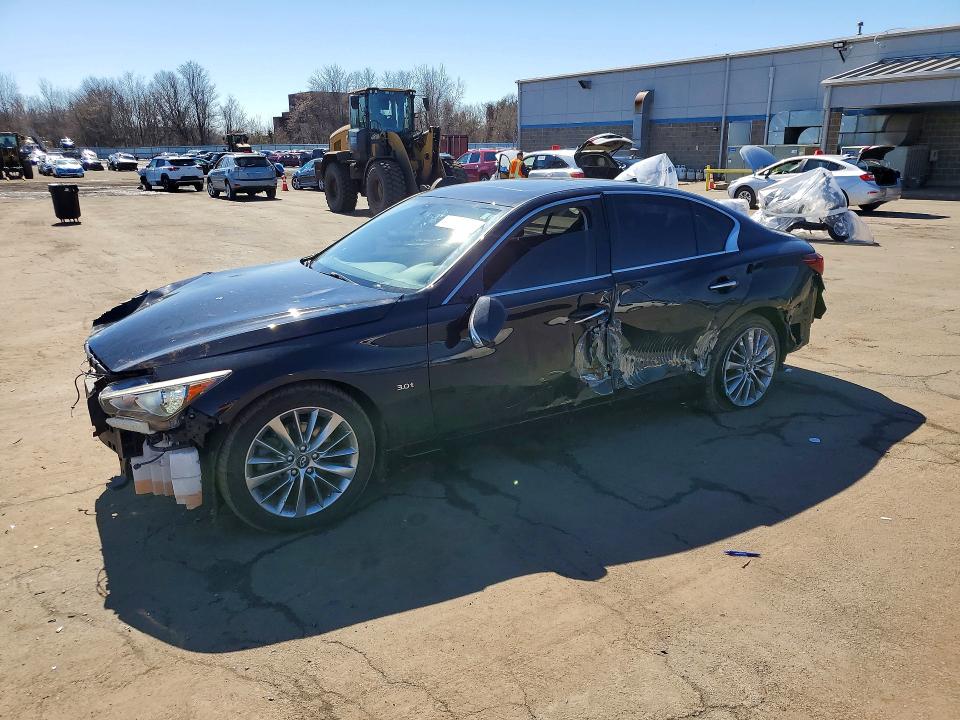 2018 Infiniti Q50 მანქანა იყიდება აუქციონზე, vin: JN1EV7ARXJM611728, აუქციონის ნომერი: 41919436