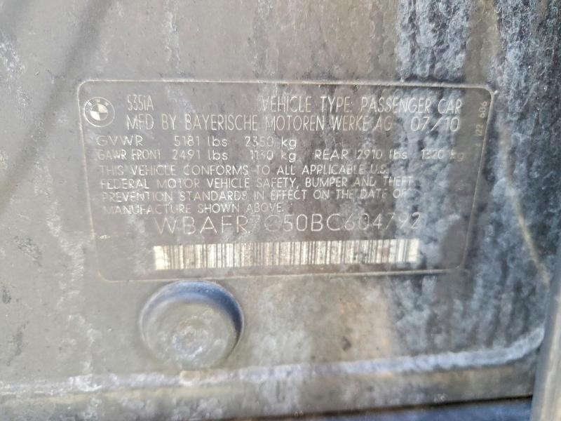 47036086 :رقم المزاد ، WBAFR7C50BC604792 vin ، 2011 Bmw 535 مزاد بيع