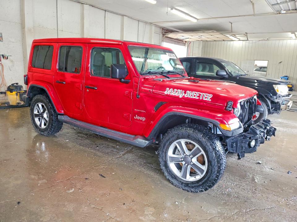 2018 Jeep Wrangler Unlimited მანქანა იყიდება აუქციონზე, vin: 1C4HJXEGXJW267806, აუქციონის ნომერი: 45487296