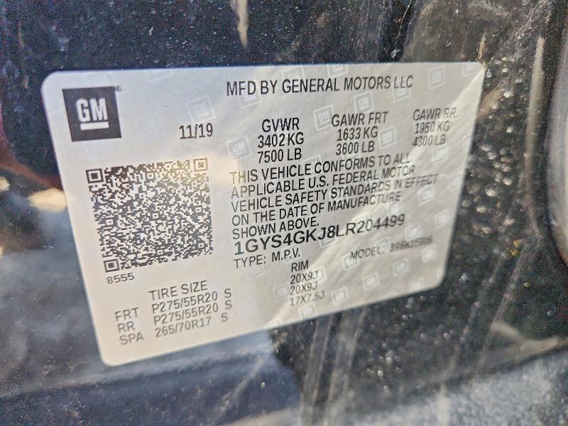 Aukcja sprzedaży 2020 Cadillac Escalade, vin: 1GYS4GKJ8LR204499, numer aukcji: 45838676