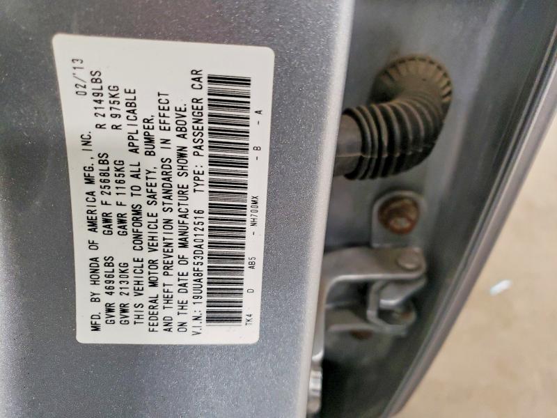 Продаж на аукціоні авто 2013 Acura Tl, vin: 19UUA8F53DA012516, номер лоту: 45843216
