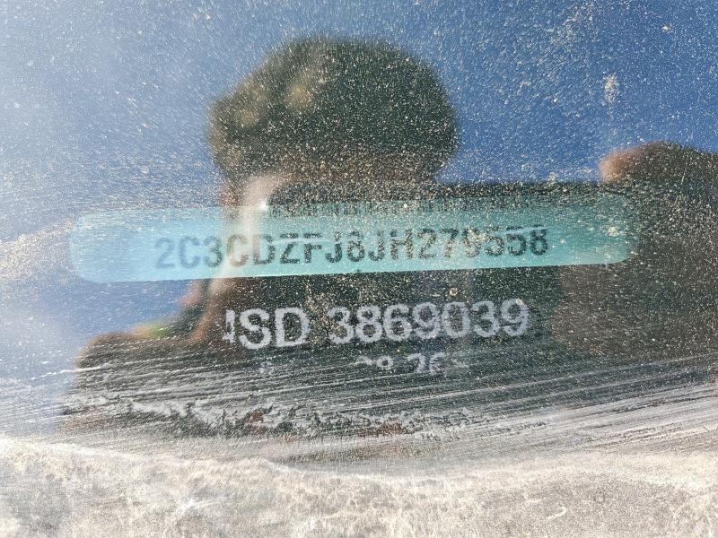 Продаж на аукціоні авто 2018 Dodge Challenger, vin: 2C3CDZFJ8JH279558, номер лоту: 46240276