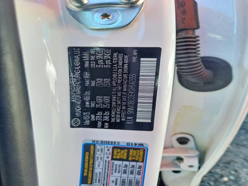 45704346 :رقم المزاد ، 5NMJBCDE4SH542355 vin ، 2025 Hyundai Tucson مزاد بيع