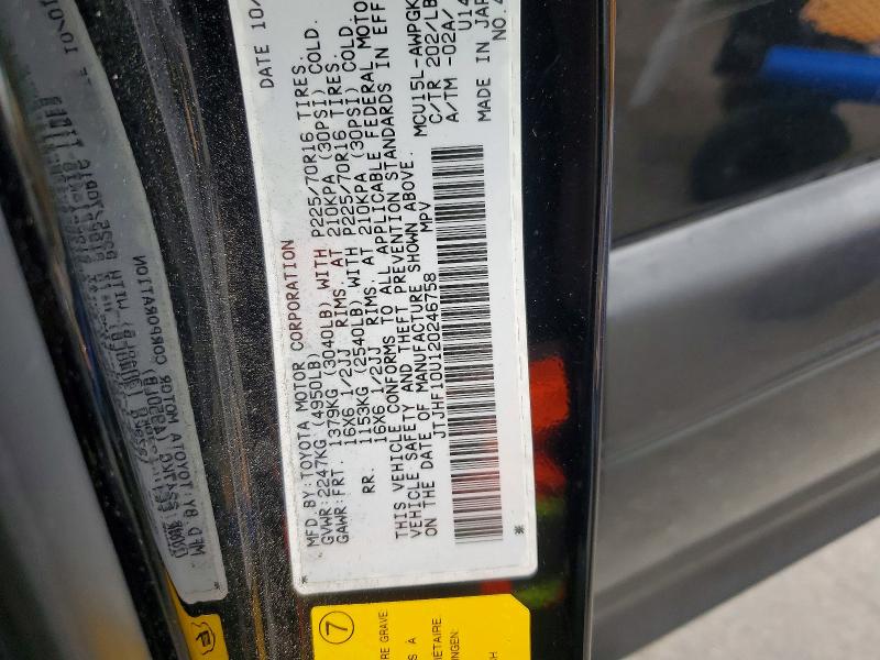 Aukcja sprzedaży 2002 Lexus Rx 300, vin: JTJHF10U120246758, numer aukcji: 79824595