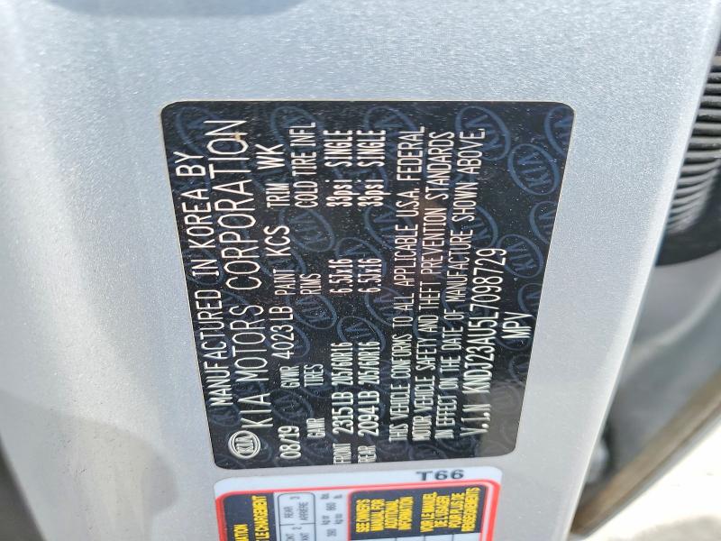 Aukcja sprzedaży 2020 Kia Soul, vin: KNDJ23AU5L7098729, numer aukcji: 48041766