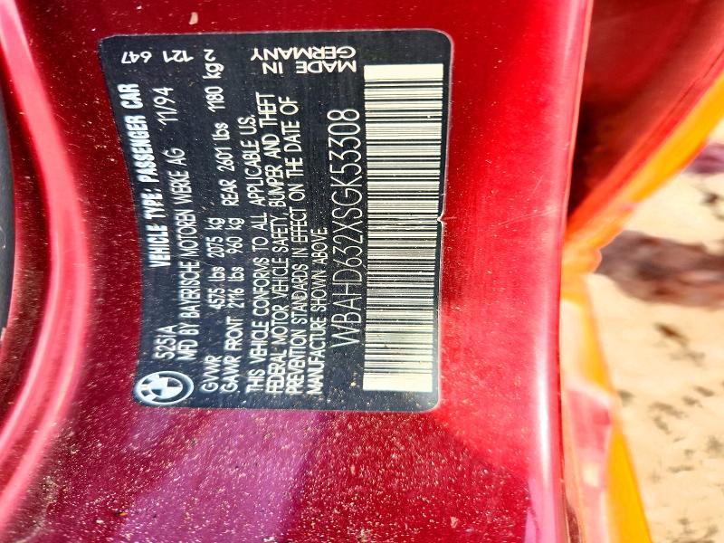 Продажа на аукционе авто 1995 Bmw 525, vin: WBAHD632XSGK53308, номер лота: 45871416