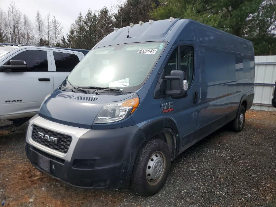 2020 Ram Promaster 3500 მანქანა იყიდება აუქციონზე, vin: 3C6URVJG3LE142278, აუქციონის ნომერი: 78843265