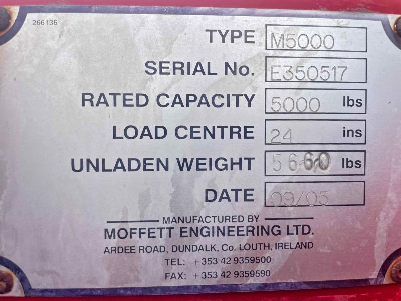 Продаж на аукціоні авто 2005 Moffett M5000, vin: SNE350517, номер лоту: 45861656