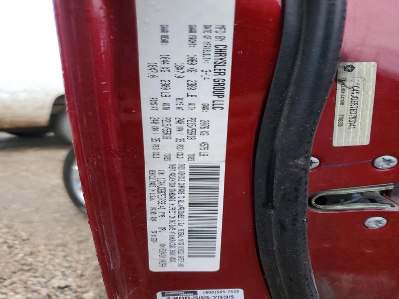 47365526 :رقم المزاد ، 1C4NJDEB7ED793141 vin ، 2014 Jeep Compass مزاد بيع