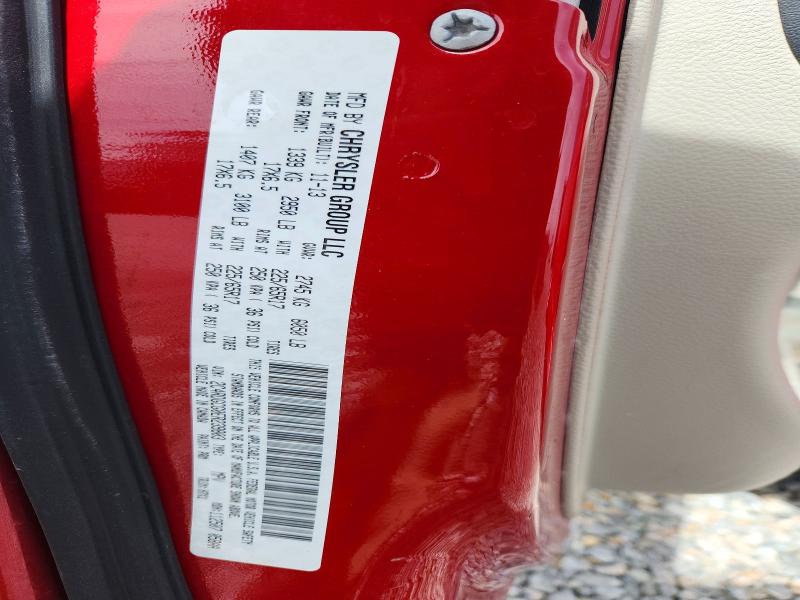 2014 Dodge Grand Caravan მანქანა იყიდება აუქციონზე, vin: 2C4RDGCG0ER239803, აუქციონის ნომერი: 46055836