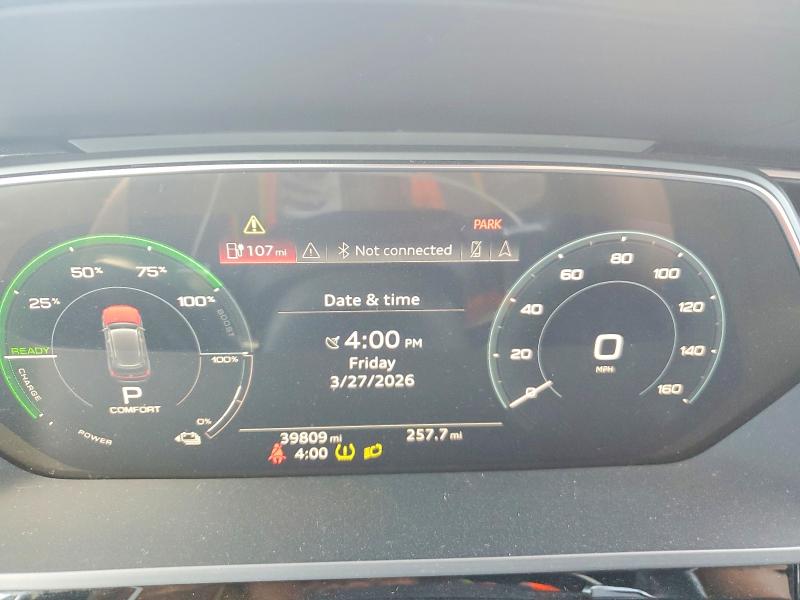2019 Audi E-tron მანქანა იყიდება აუქციონზე, vin: WA1LABGE3KB016671, აუქციონის ნომერი: 48142156