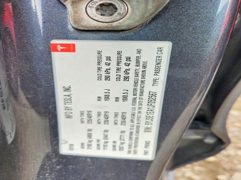 78909405 :رقم المزاد ، 5YJ3E1EA1JF052567 vin ، 2018 Tesla Model 3 مزاد بيع