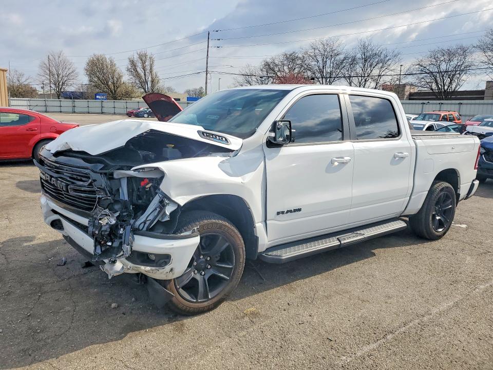 2021 Ram 1500 მანქანა იყიდება აუქციონზე, vin: 1C6SRFFT1MN549791, აუქციონის ნომერი: 48001466