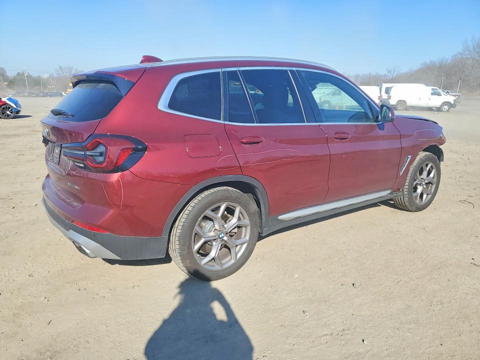 2022 Bmw X3 მანქანა იყიდება აუქციონზე, vin: 5UX53DP05N9K85936, აუქციონის ნომერი: 47300336