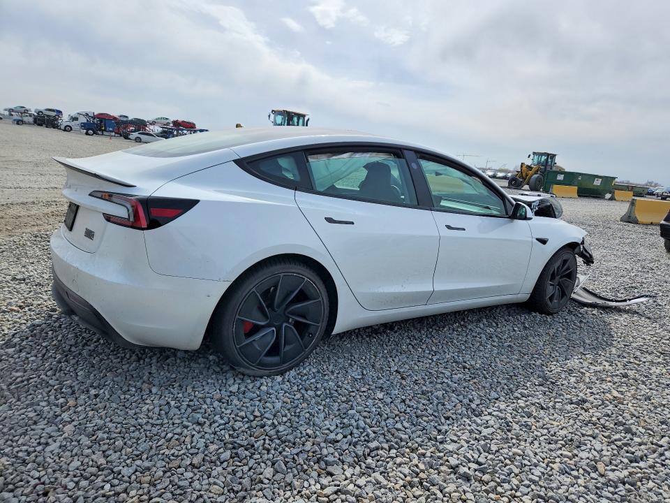 2024 Tesla Model 3 მანქანა იყიდება აუქციონზე, vin: 5YJ3E1ET2RF793694, აუქციონის ნომერი: 48364376