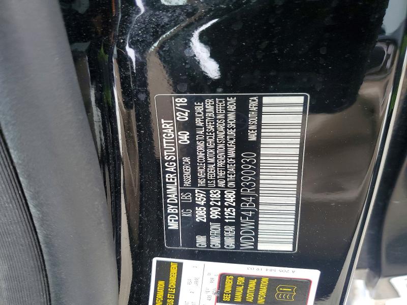 Aukcja sprzedaży 2018 Mercedes-benz C, vin: WDDWF4JB4JR390930, numer aukcji: 47536206