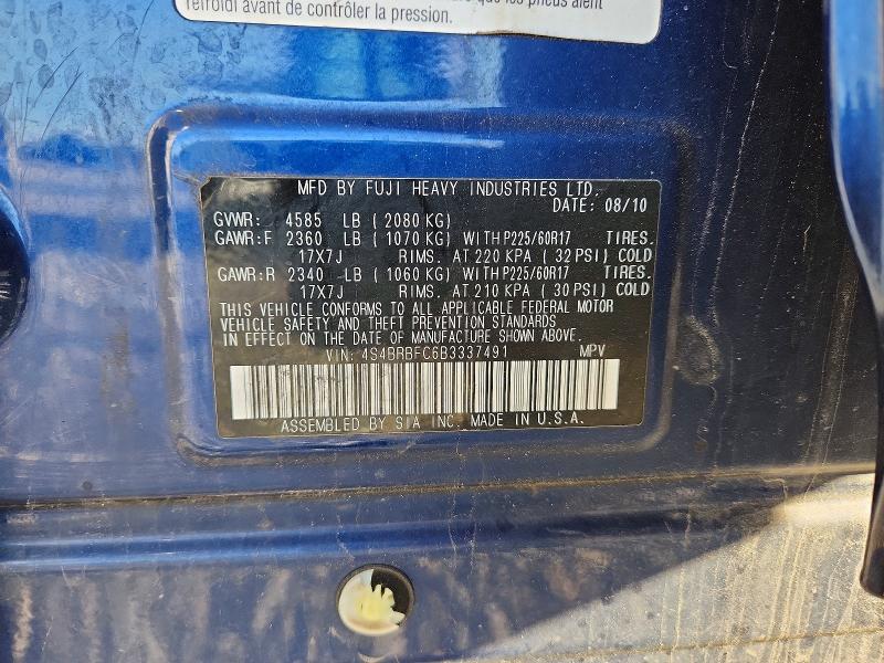 Продаж на аукціоні авто 2011 Subaru Outback, vin: 4S4BRBFC6B3337491, номер лоту: 45684636