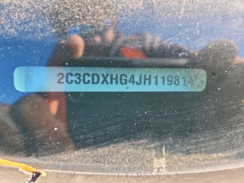 Продаж на аукціоні авто 2018 Dodge Charger, vin: 2C3CDXHG4JH119814, номер лоту: 45957556