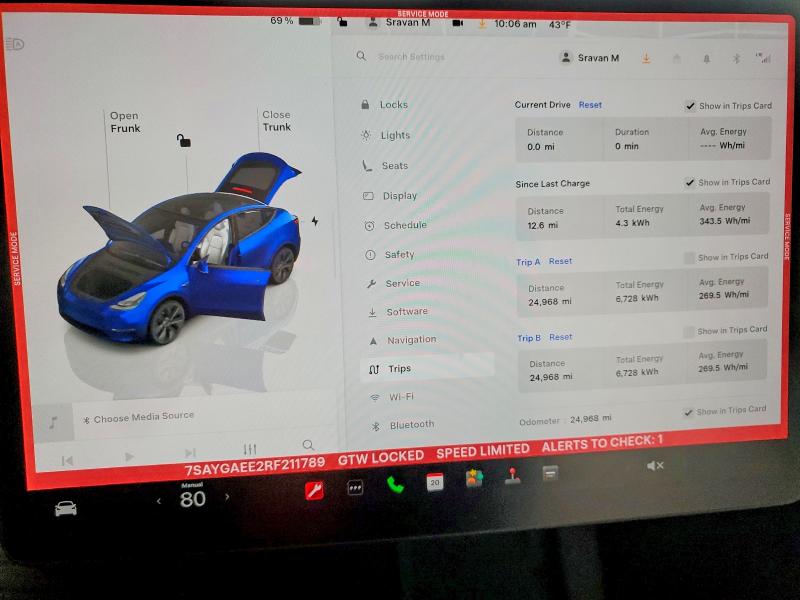 Продажа на аукционе авто 2024 Tesla Model Y, vin: 7SAYGAEE2RF211789, номер лота: 45984246