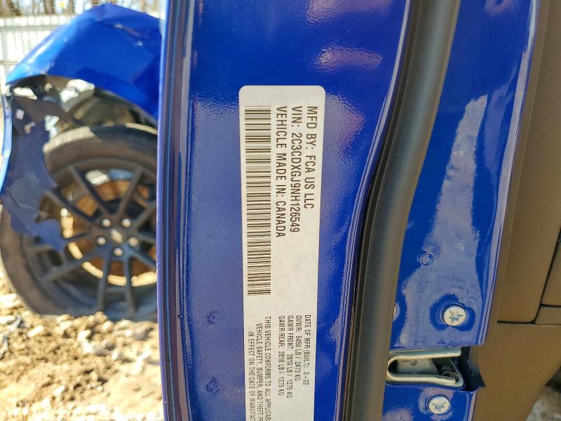 Продажа на аукционе авто 2022 Dodge Charger, vin: 2C3CDXGJ9NH126549, номер лота: 45493476