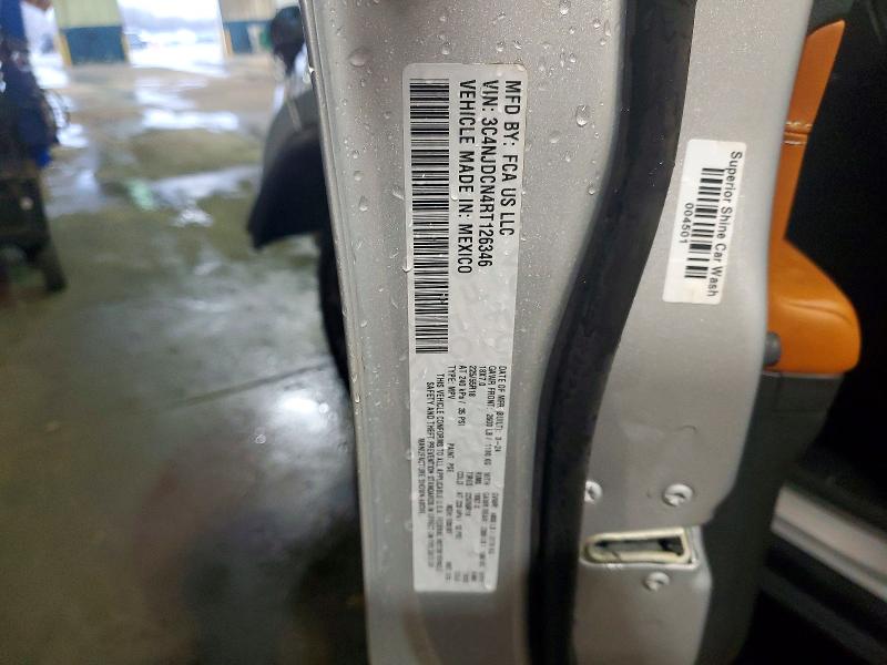 42062186 :رقم المزاد ، 3C4NJDCN4RT126346 vin ، 2024 Jeep Compass مزاد بيع