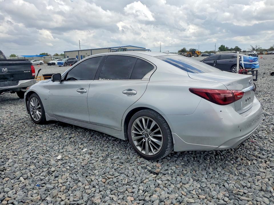 2018 Infiniti Q50 მანქანა იყიდება აუქციონზე, vin: JN1EV7AP0JM350589, აუქციონის ნომერი: 46176806