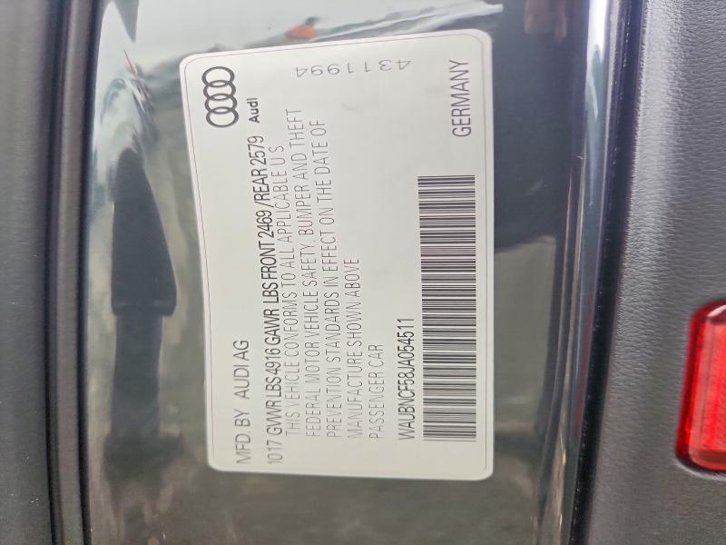 Продаж на аукціоні авто 2018 Audi A5, vin: WAUBNCF58JA054511, номер лоту: 42037316