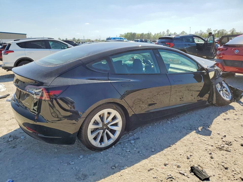 2022 Tesla Model 3 Rwd მანქანა იყიდება აუქციონზე, vin: 5YJ3E1EB5NF119332, აუქციონის ნომერი: 46526826