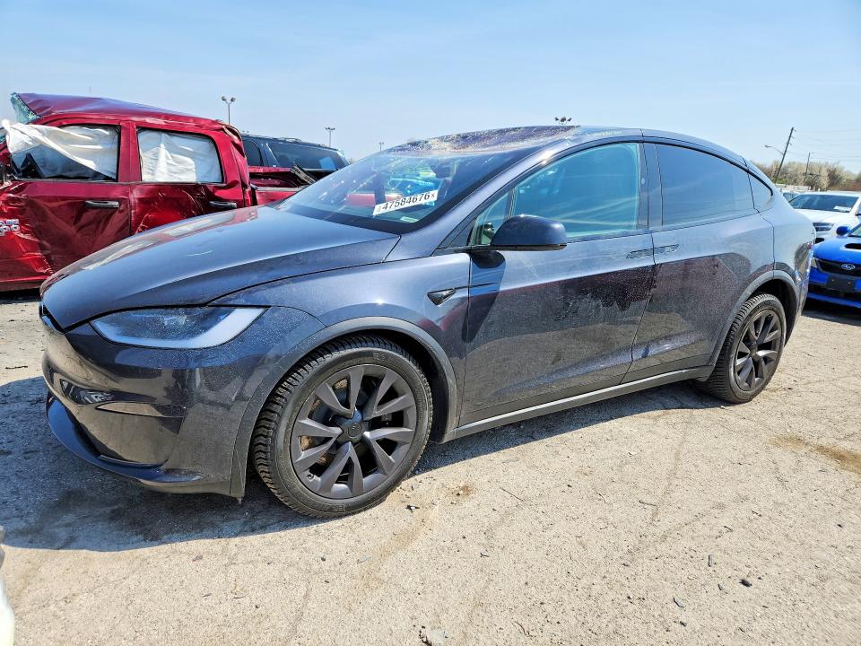 47584676 :رقم المزاد ، 7SAXCBE5XRF434384 vin ، 2024 Tesla Model X مزاد بيع