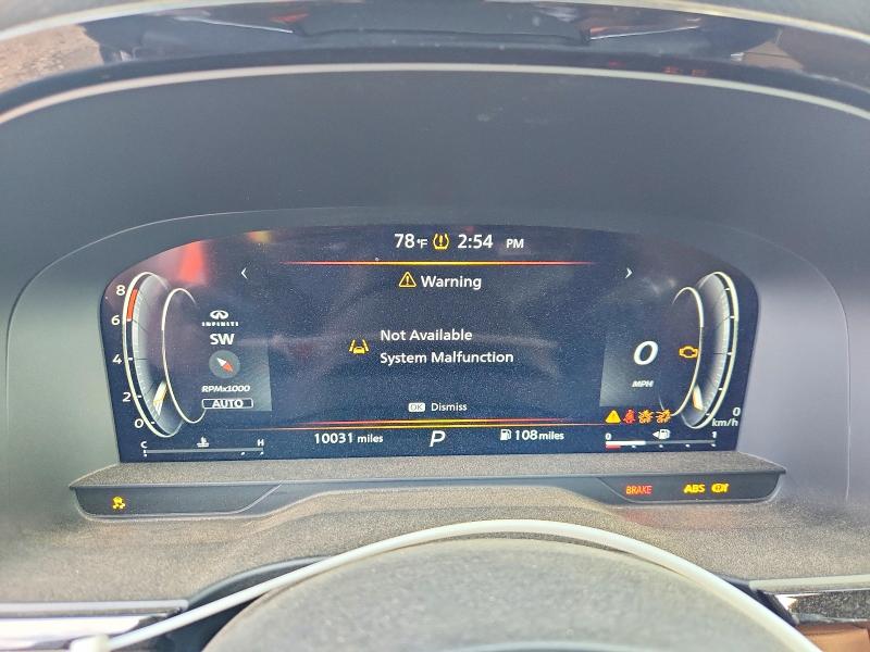 Aukcja sprzedaży 2025 Infiniti Qx60, vin: 5N1AL1HU8SC357724, numer aukcji: 78636565
