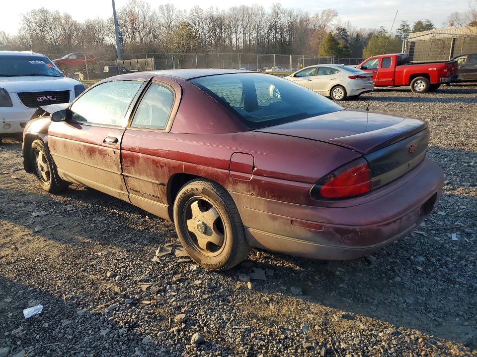 41648256 :رقم المزاد ، 2G1WX12K0X9137281 vin ، 1999 Chevrolet Monte Carlo مزاد بيع