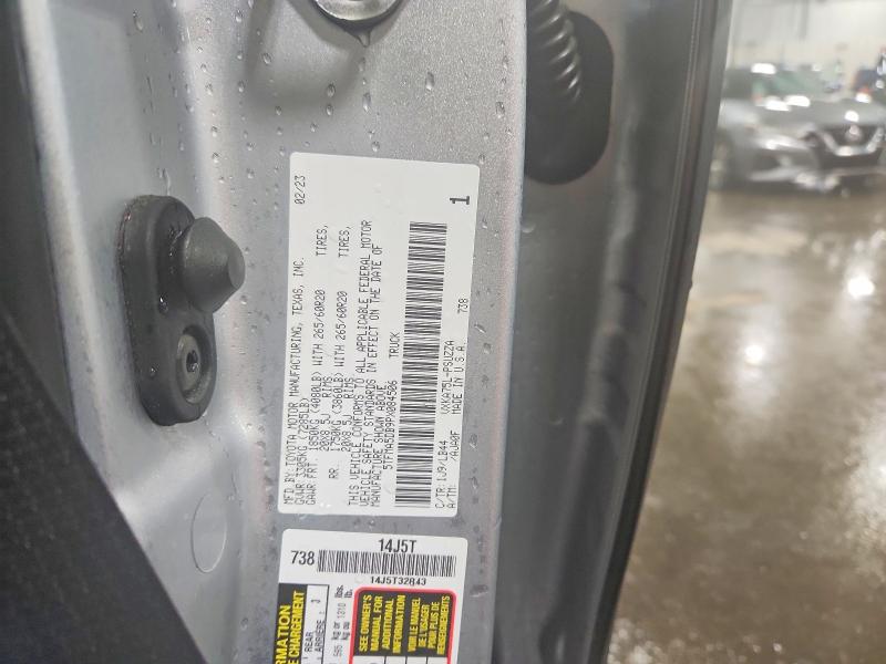 46345306 :رقم المزاد ، 5TFMA5DB9PX084506 vin ، 2023 Toyota Tundra مزاد بيع