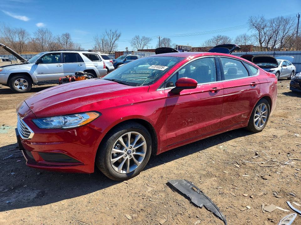 47010326 :رقم المزاد ، 3FA6P0HD7HR347629 vin ، 2017 Ford Fusion مزاد بيع