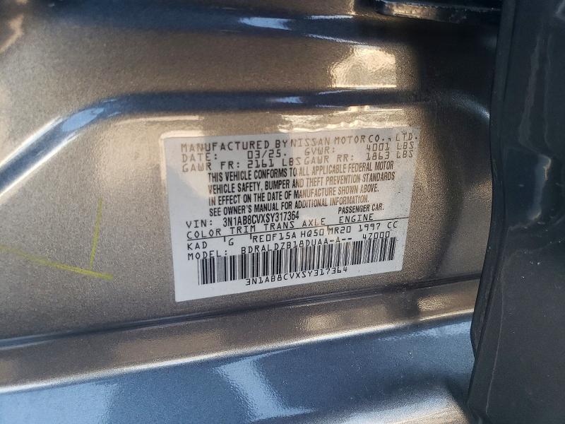 46626806 :رقم المزاد ، 3N1AB8CVXSY317364 vin ، 2025 Nissan Sentra مزاد بيع