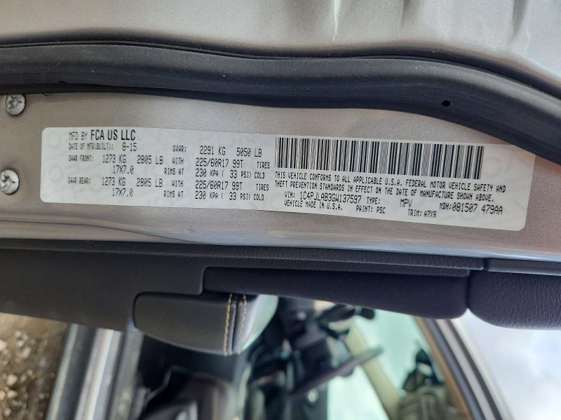 Продаж на аукціоні авто 2016 Jeep Cherokee, vin: 1C4PJLAB3GW137597, номер лоту: 49640366