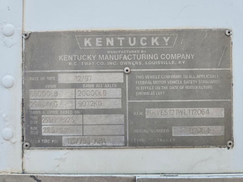 Продажа на аукционе авто 1998 Kentucky Unknown, vin: 1KKVE5121WL112064, номер лота: 47581406