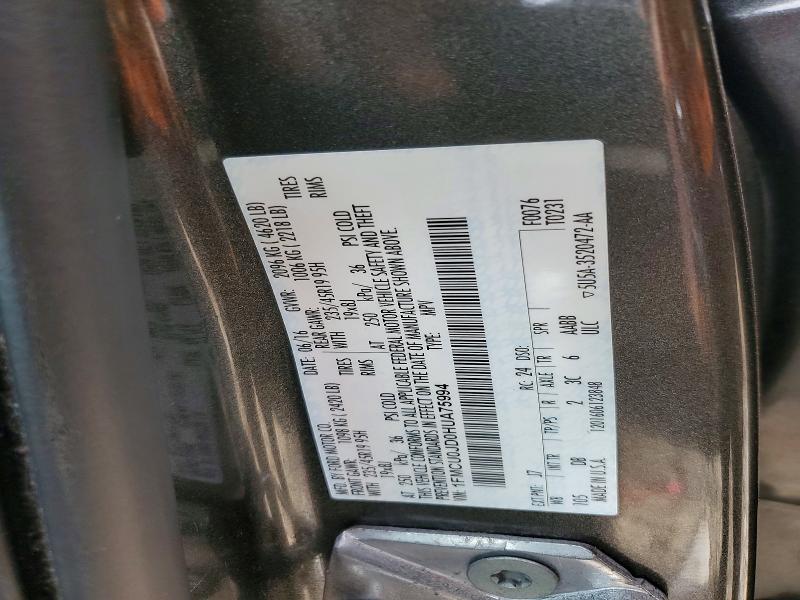 Продаж на аукціоні авто 2017 Ford Escape, vin: 1FMCU0JD0HUA75994, номер лоту: 46886686